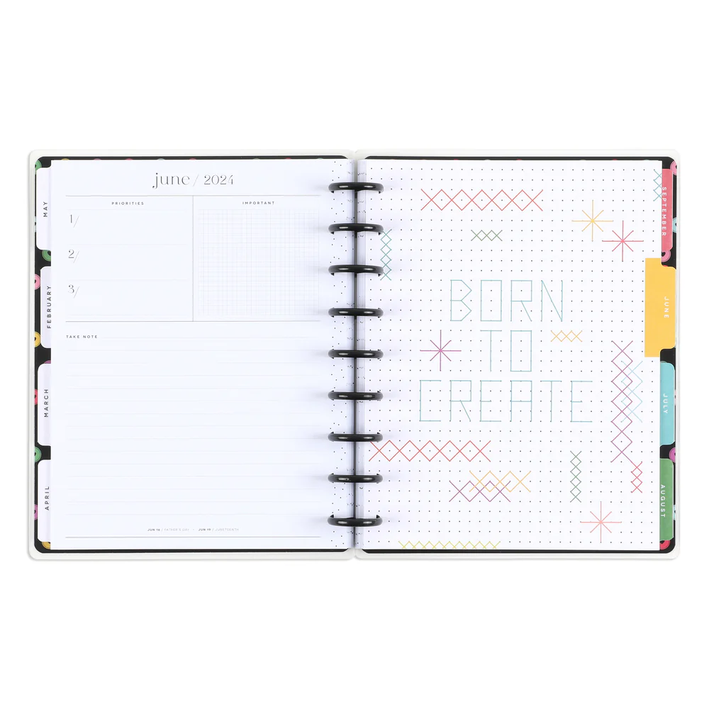 2024 Miss Maker Happy Planner - Classic Checklist Layout - 12 Months - Image 2