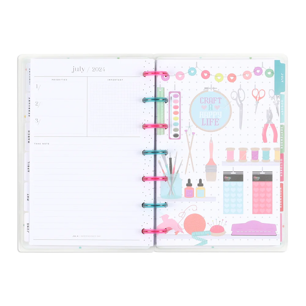 2024 Miss Maker Happy Planner - Mini Dashboard Layout - 12 Months - Image 2