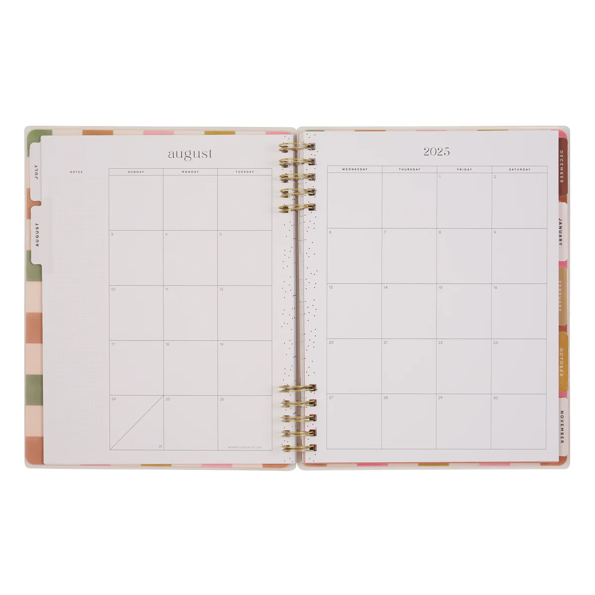 2025–2026 Cafécore Customizable Spiral Planner - Big Dashboard Layout - 12 Months - Image 11