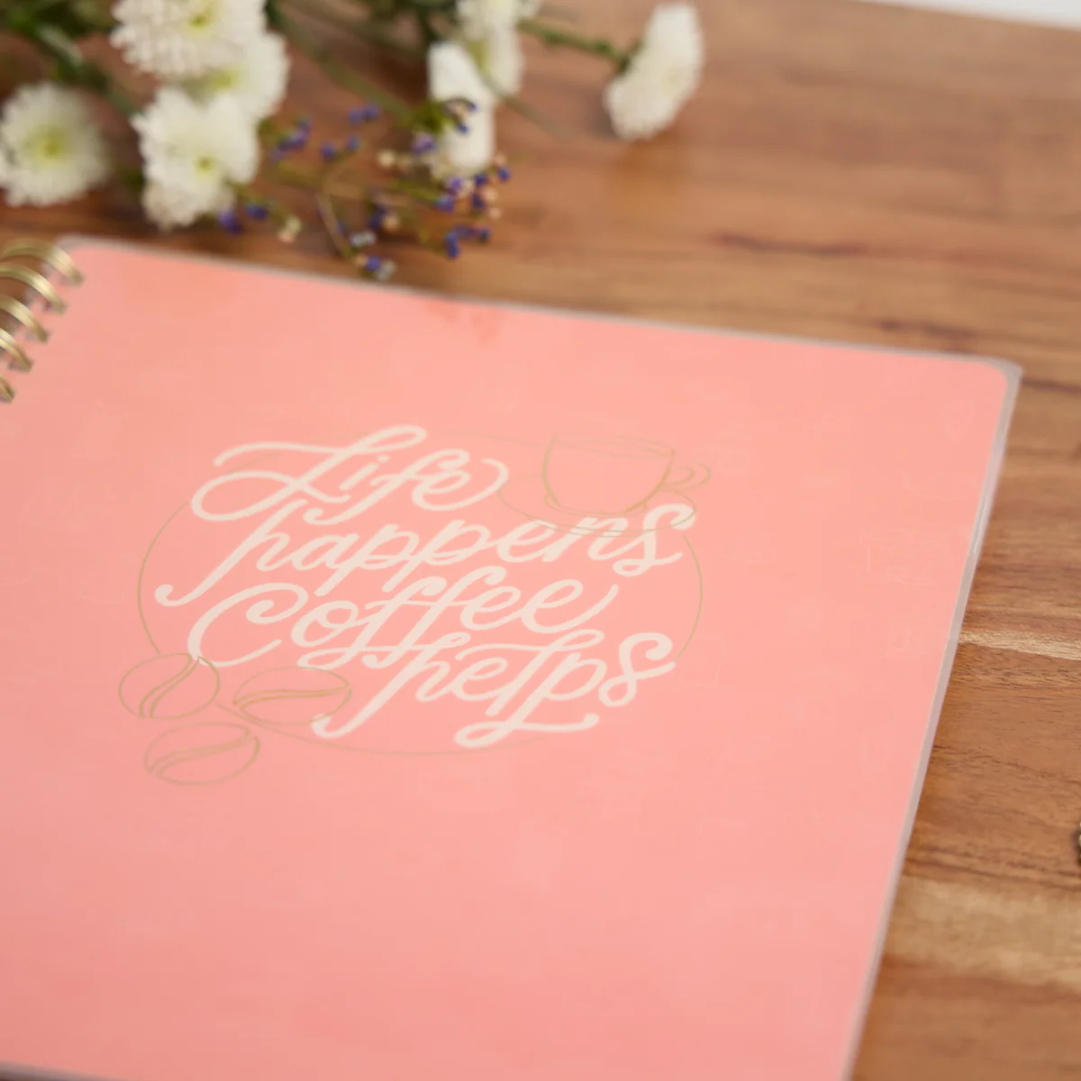 2025–2026 Cafécore Customizable Spiral Planner - Big Dashboard Layout - 12 Months - Image 4