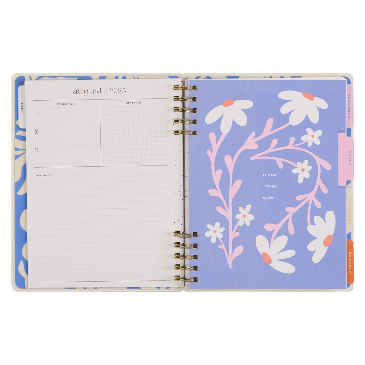 2025–2026 In the Moment Customizable Spiral Planner - Classic Vertical Layout - 12 Months - Image 10