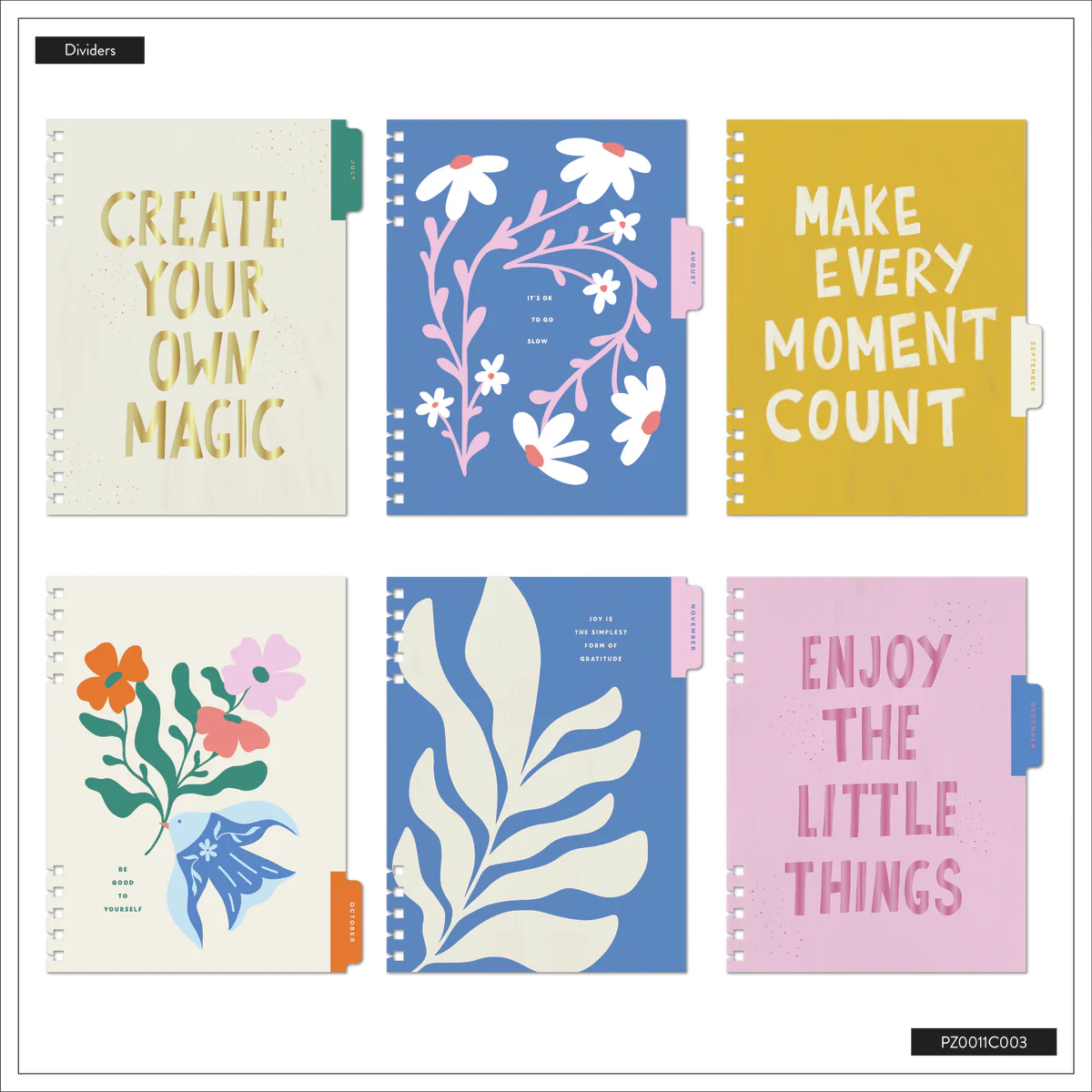 2025–2026 In the Moment Customizable Spiral Planner - Classic Vertical Layout - 12 Months - Image 13