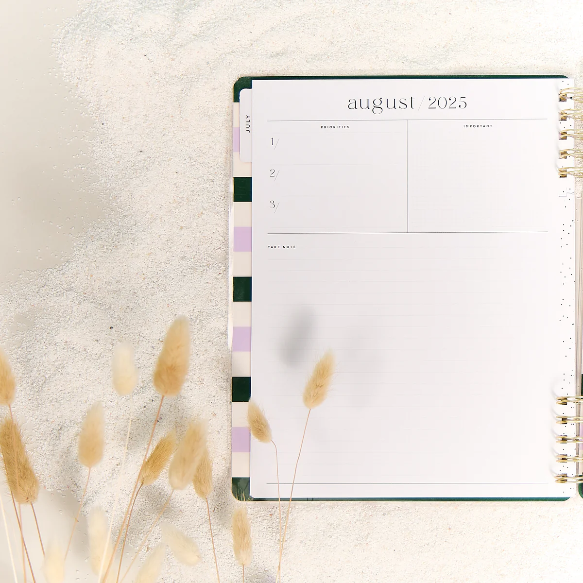 2025–2026 Soft Pop Customizable Spiral Planner - Big Dashboard Layout - 12 Months - Image 8