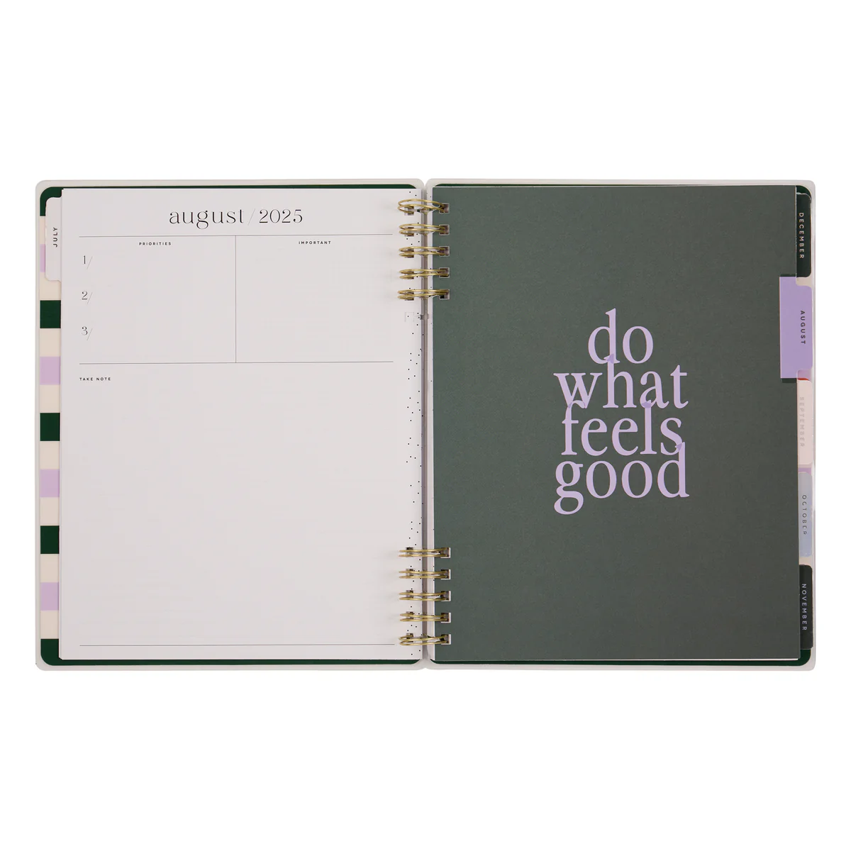 2025–2026 Soft Pop Customizable Spiral Planner - Big Dashboard Layout - 12 Months - Image 9