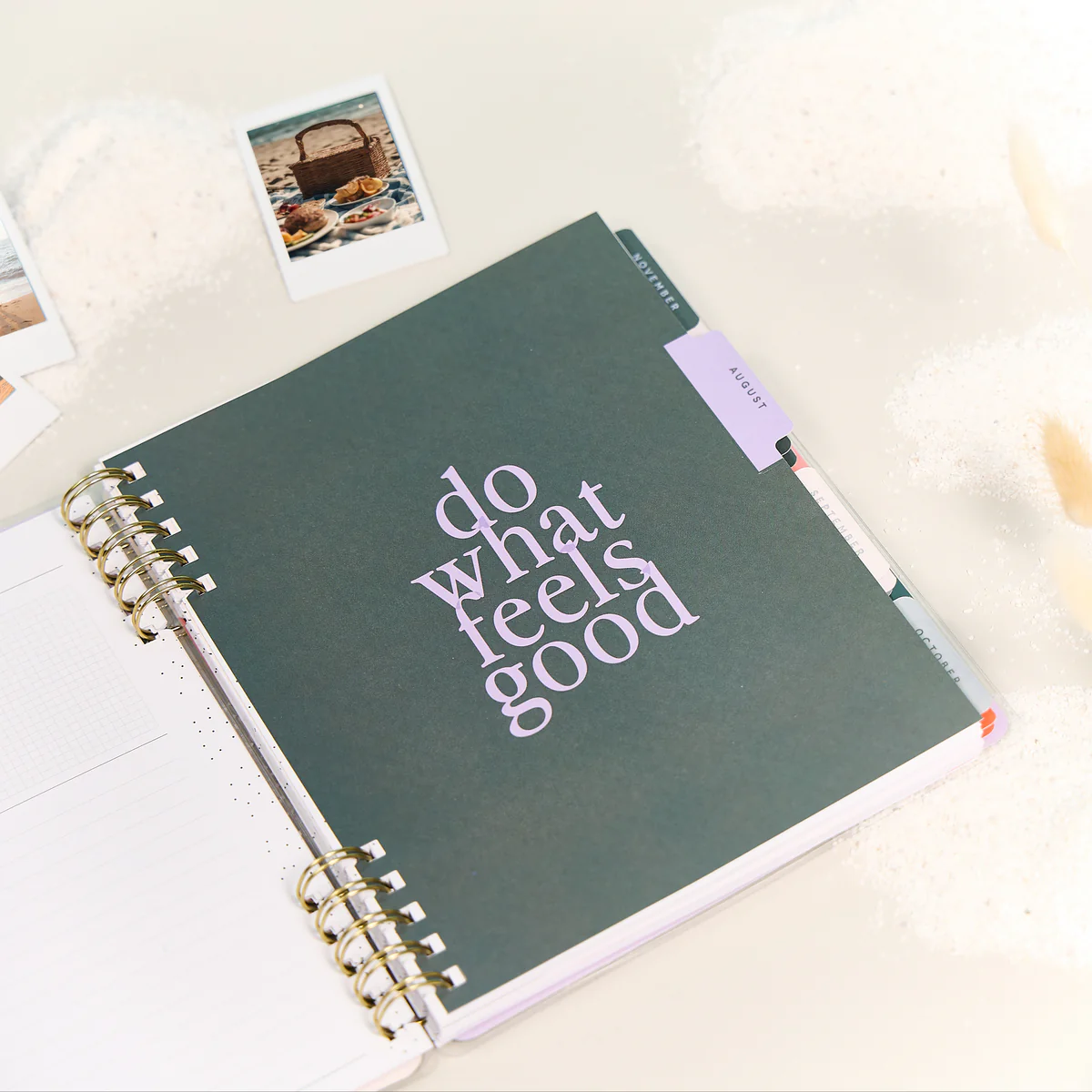 2025–2026 Soft Pop Customizable Spiral Planner - Classic Horizontal Layout - 12 Months - Image 6