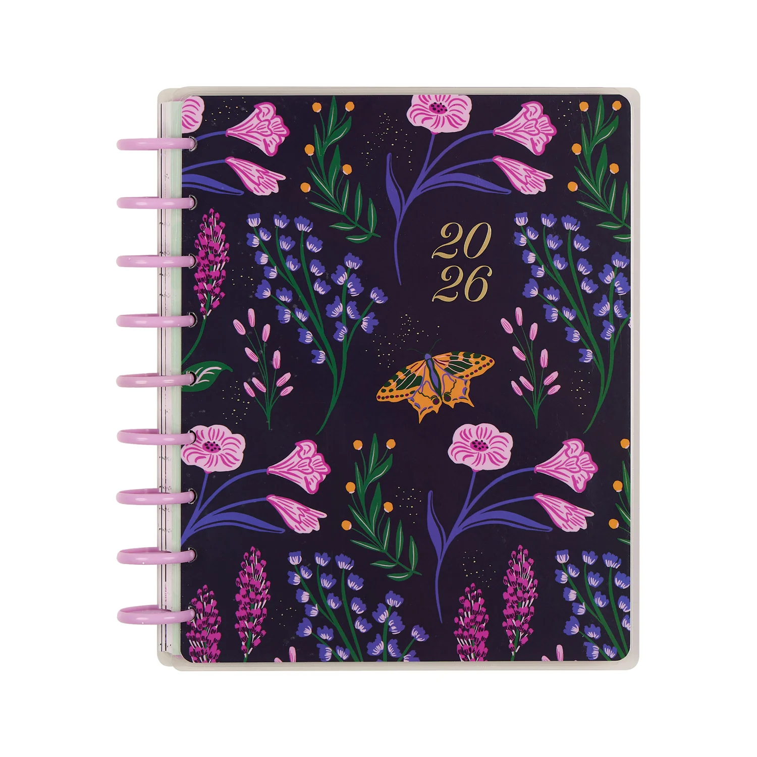 2026 Butterfly Botanics Customizable Planner - Classic Color Block Layout - 12 Months
