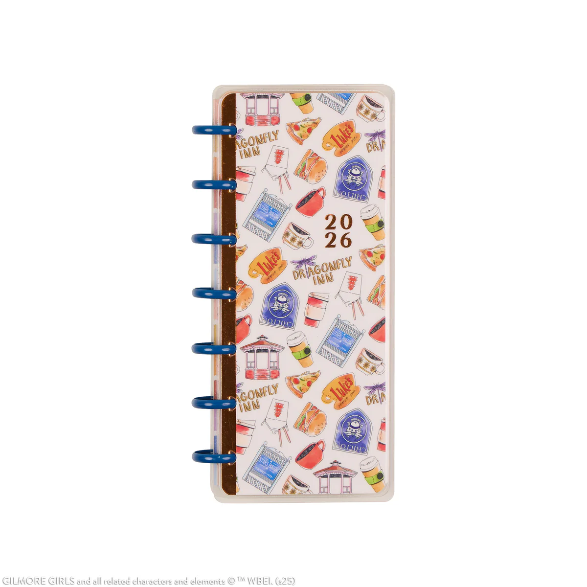 2026 Gilmore Girls Customizable Planner - Skinny Mini Horizontal Layout - 12 Months