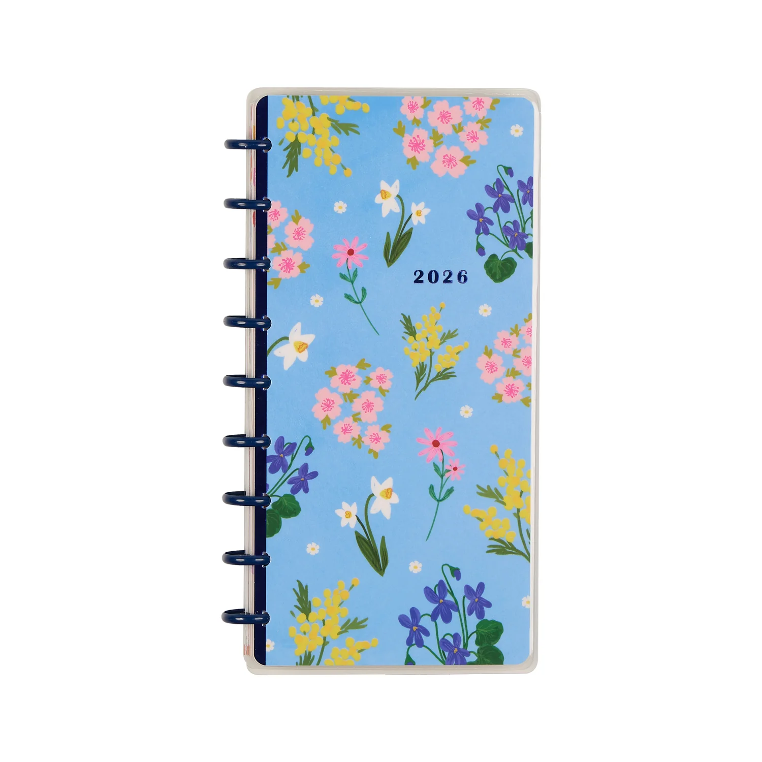 2026 Seasonal Charm Customizable Planner - Skinny Classic Horizontal Layout - 12 Months