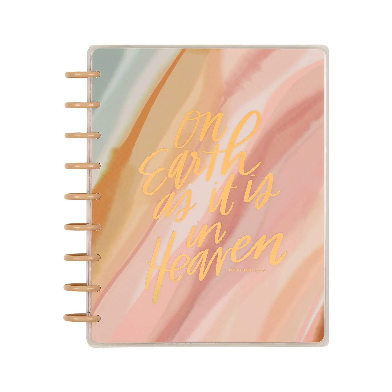 2026 Watercolor Grace Customizable Faith Planner - Classic Faith Layout - 12 Months