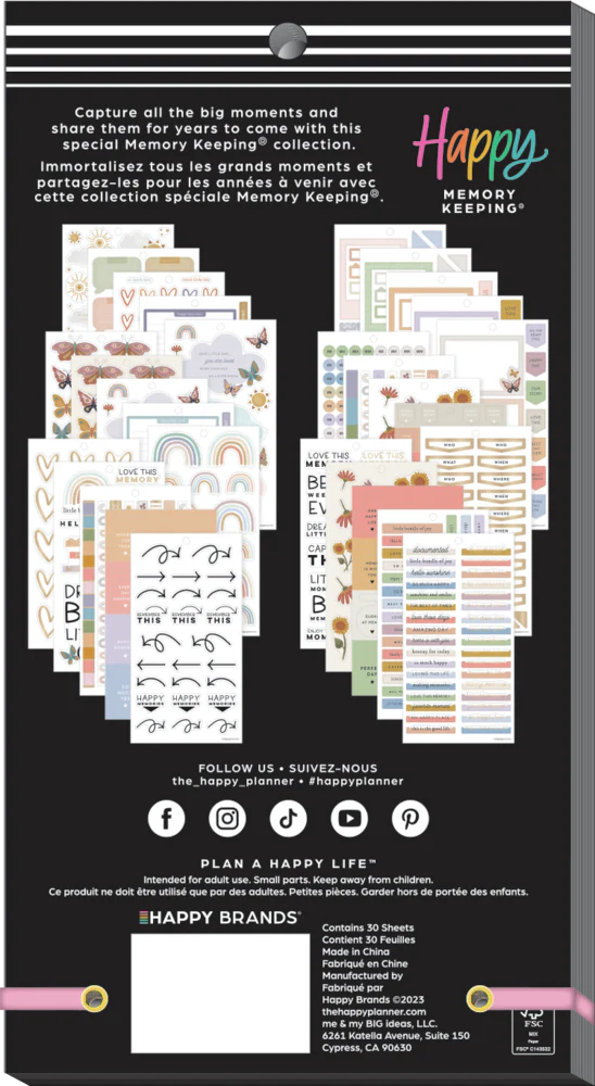 Beloved Butterflies Baby - Value Pack Stickers - Big - Image 7