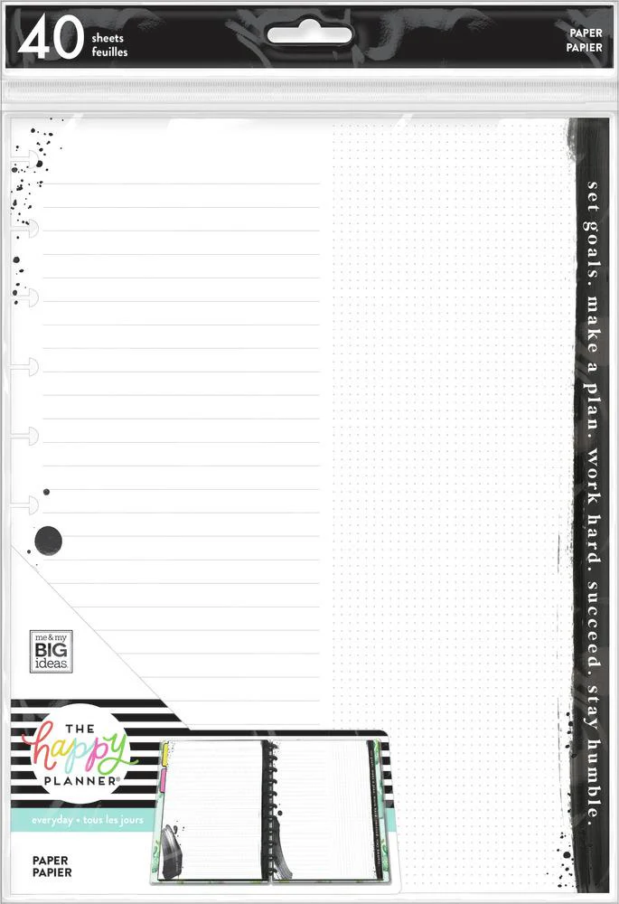 Black & White Goals Big Filler Paper - Image 2