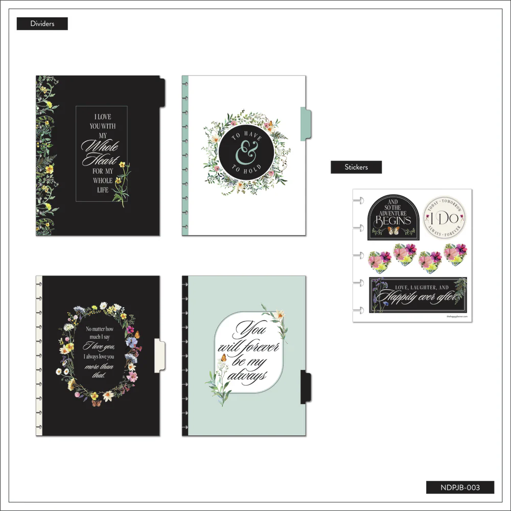 Blooming Elegance Wedding - DELUXE Big Happy Memory Keeping Wedding Photo Journal - 80 Sheets - Image 10