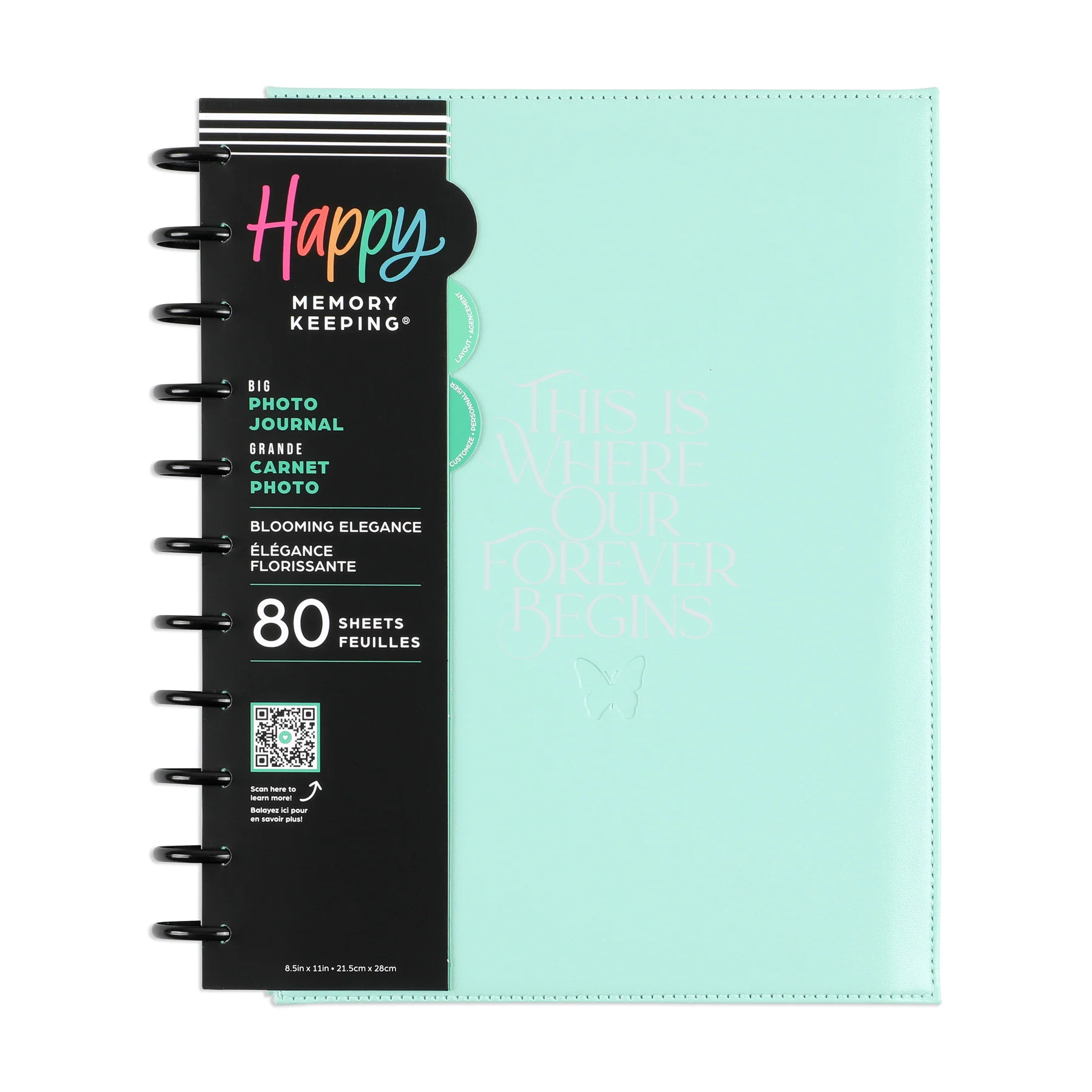 Blooming Elegance Wedding - DELUXE Big Happy Memory Keeping Wedding Photo Journal - 80 Sheets - Image 12