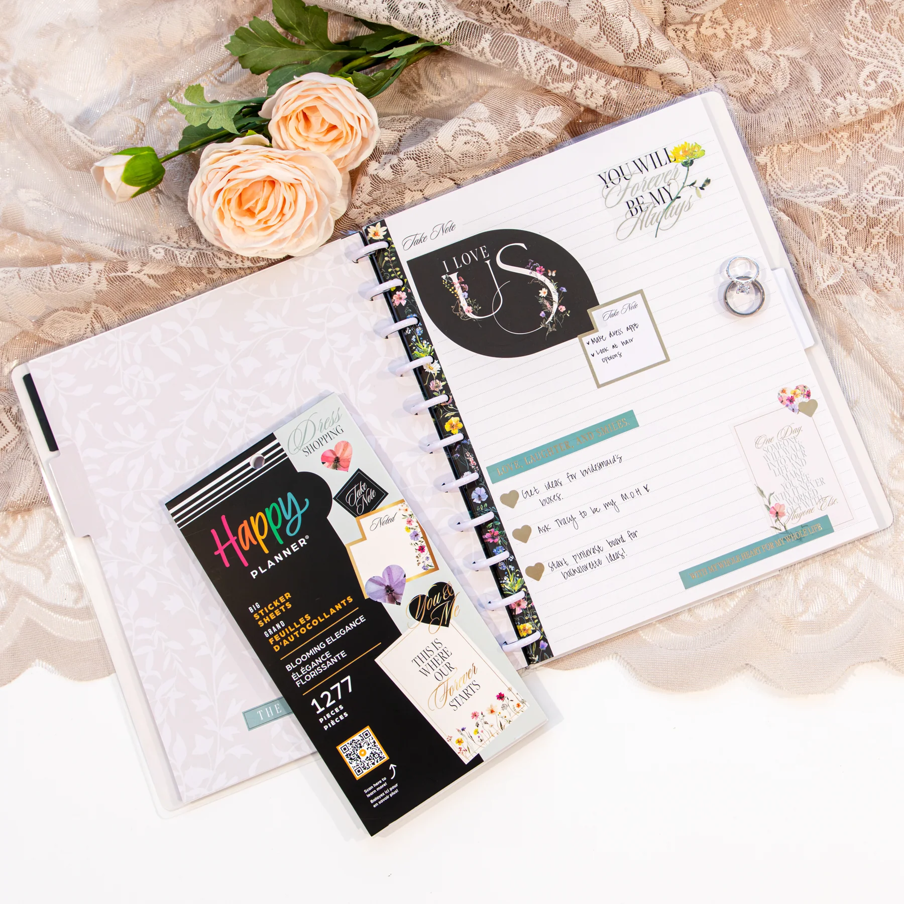 Blooming Elegance Wedding - Value Pack Stickers - Big - Image 2