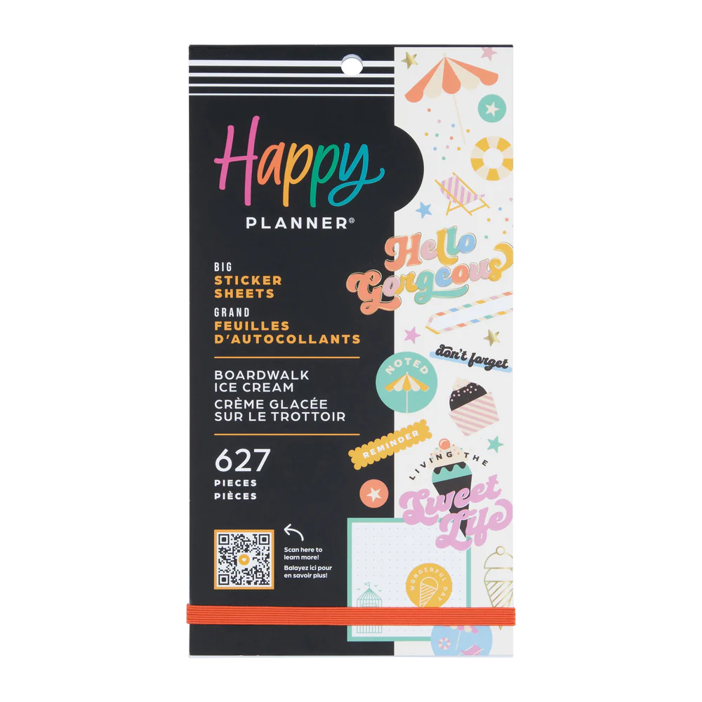 Boardwalk Ice Cream - Value Pack Stickers - Big