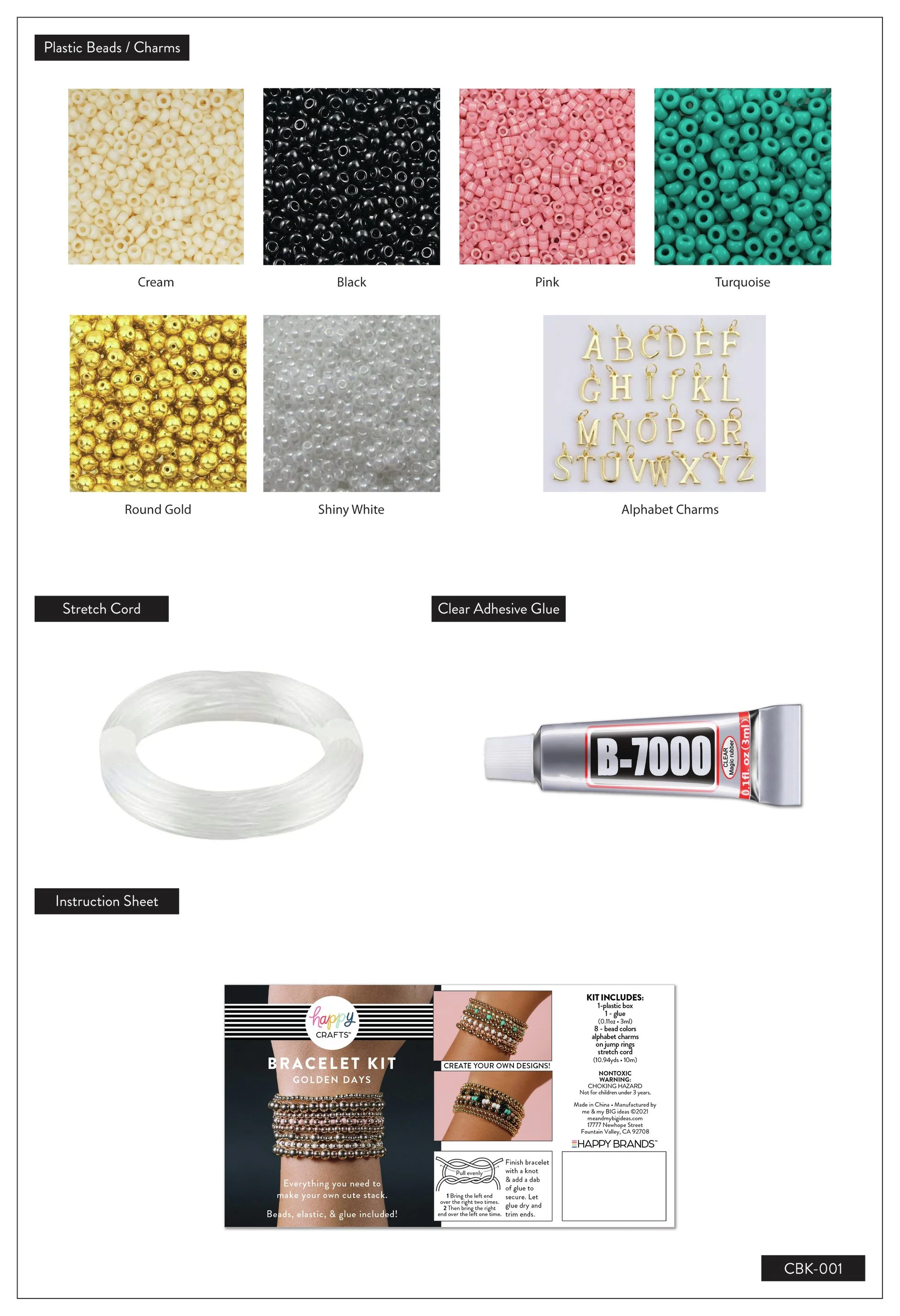 Bracelet Kit - Golden Days - Image 8