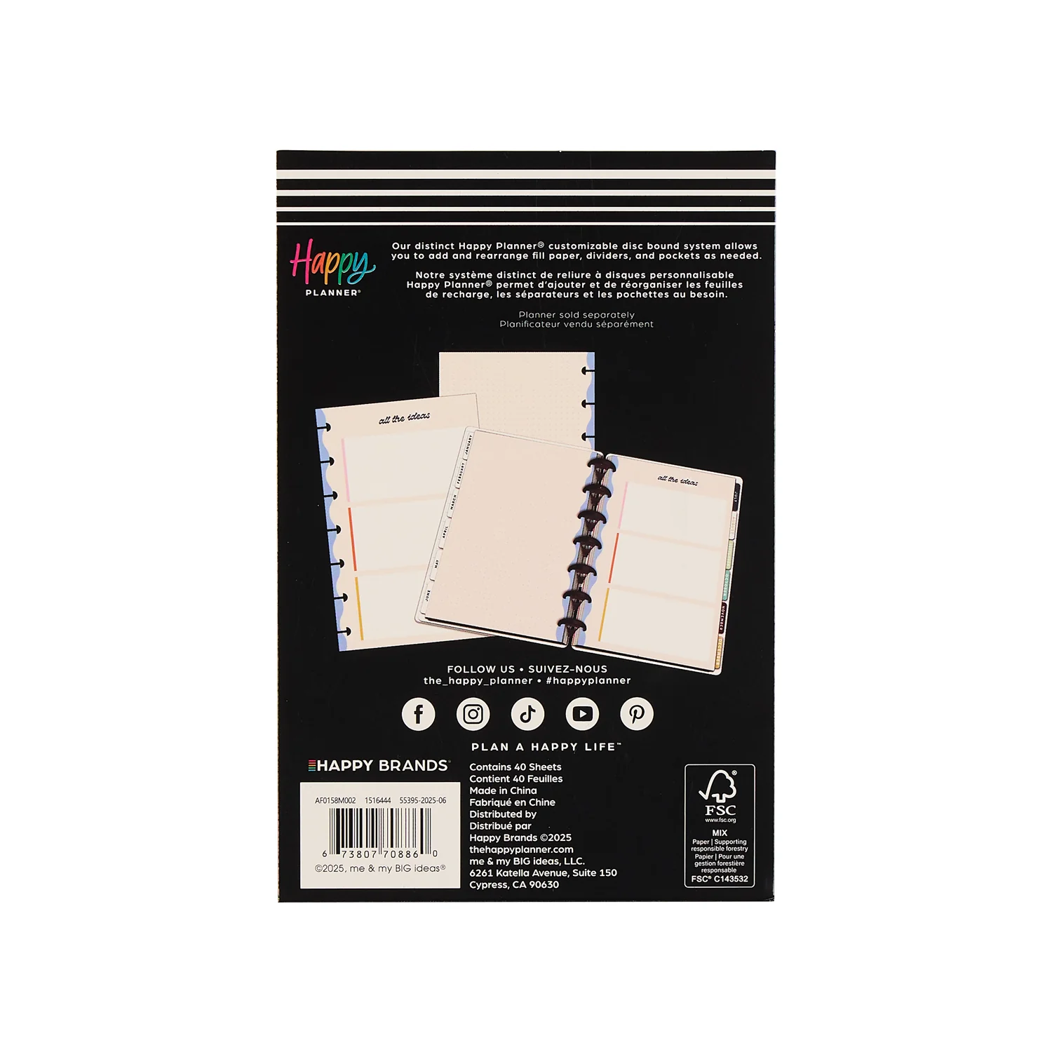 Bright Energy - Dot Grid Mini Filler Paper - 40 Sheets - Image 11