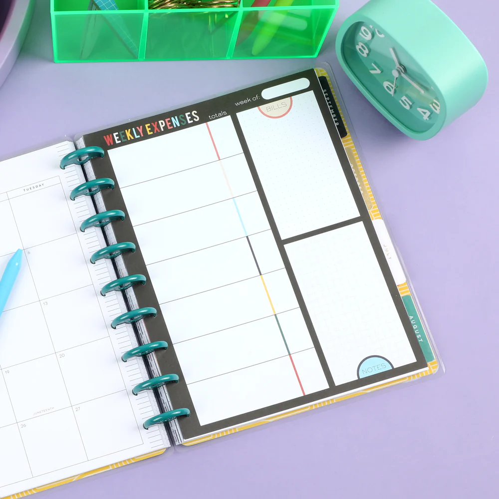 Bright Retro Budgeting Block Notepad - Classic - 100 Sheets - Image 2