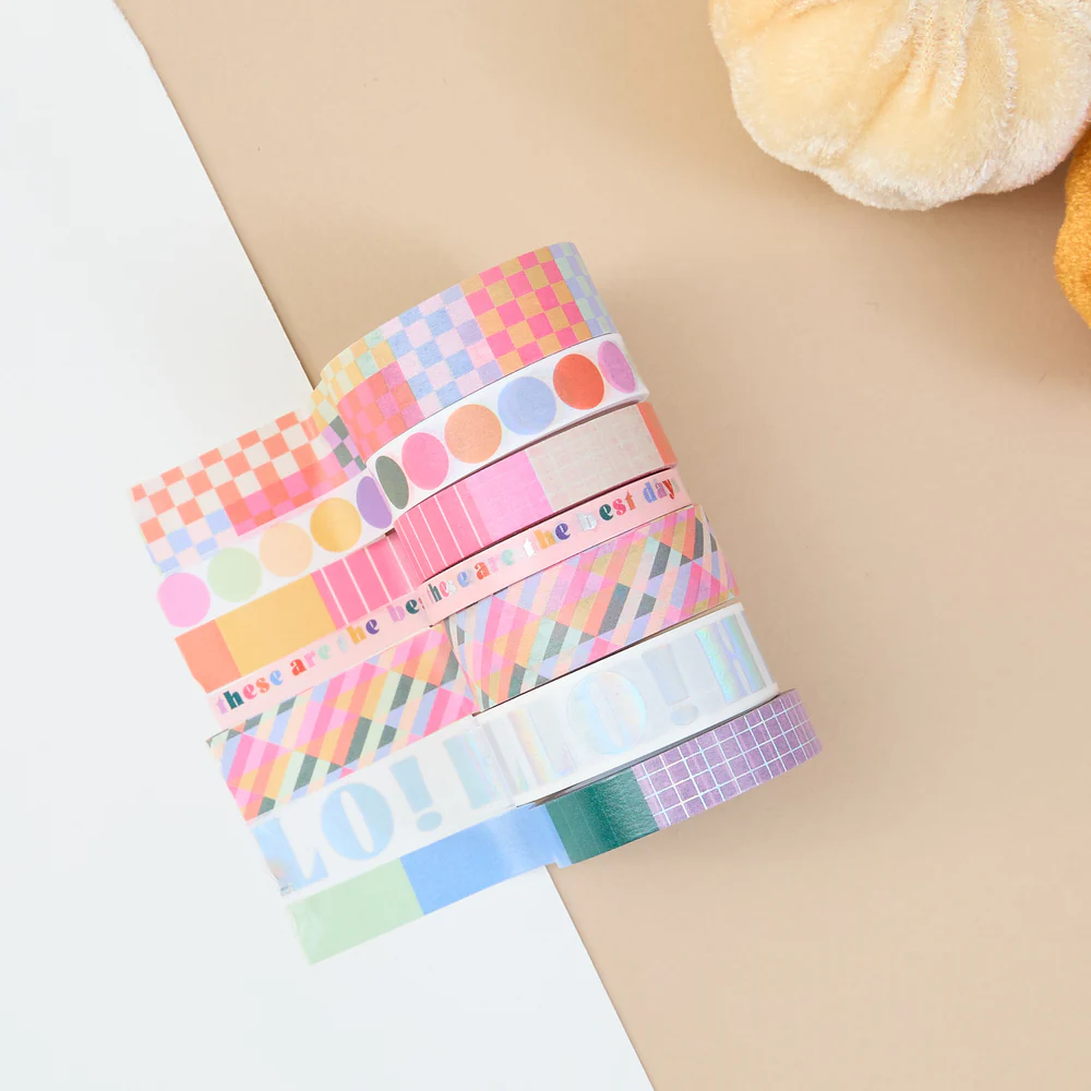 Building Blocks - Washi Tape - 7 Pack - Image 2