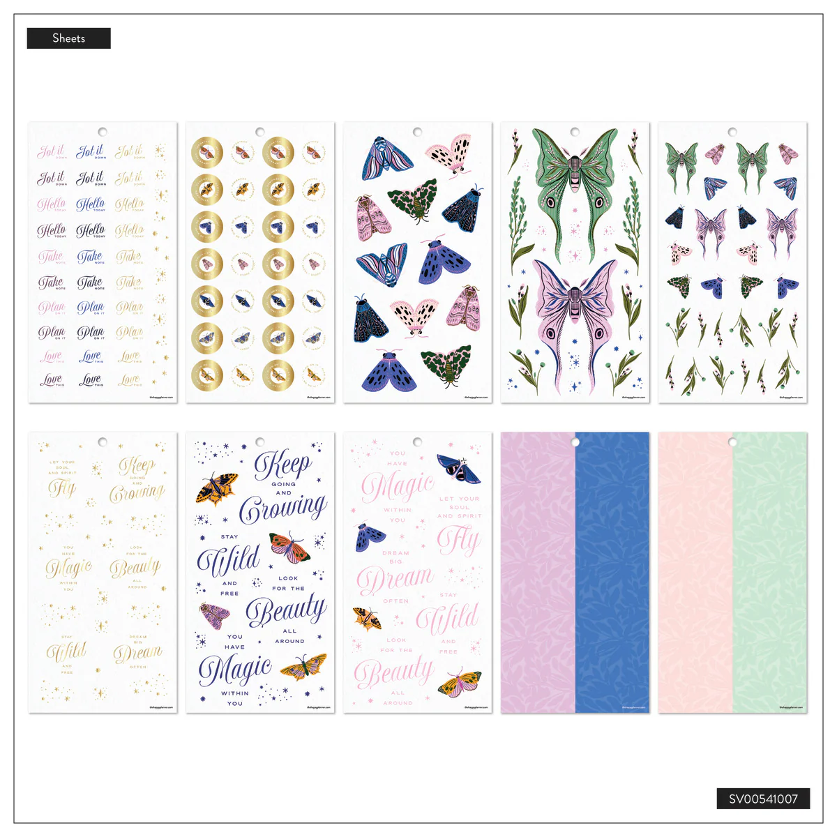 Butterfly Botanics - Value Pack Stickers - Image 9