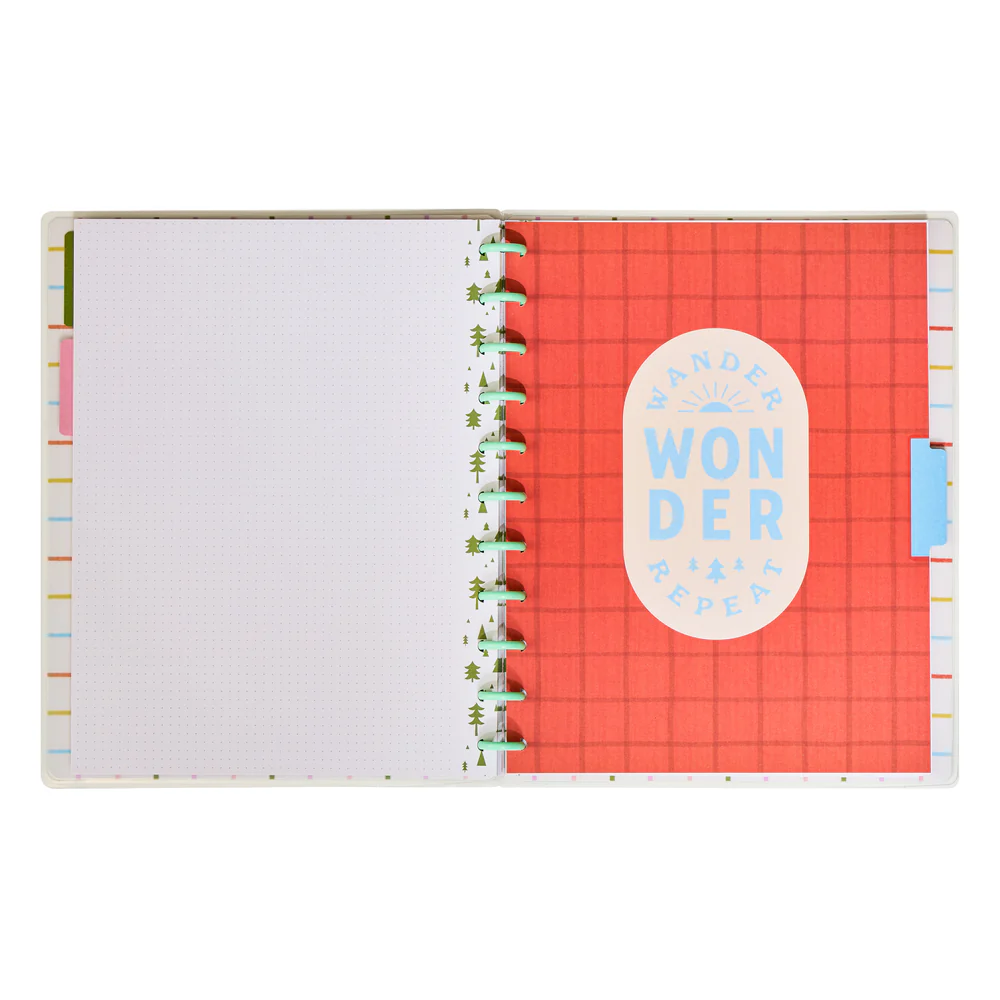 Camp Nostalgia - Dotted Lined + Dot Grid Big Notebook - 60 Sheets - Image 2