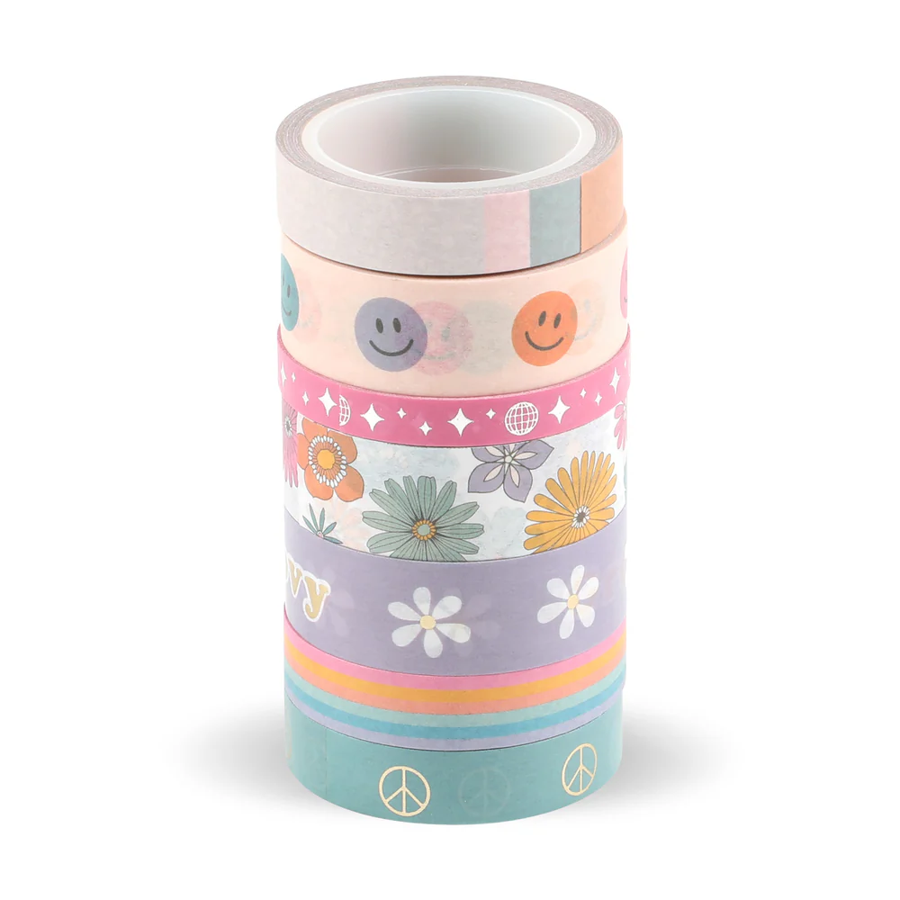 Decades 70s - Washi Tape - 7 Pack