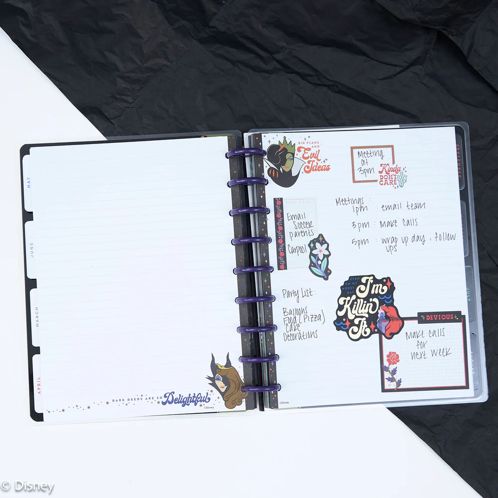 Disney Good vs. Evil - Dotted Lined Classic Filler Paper - 40 Sheets - Image 2