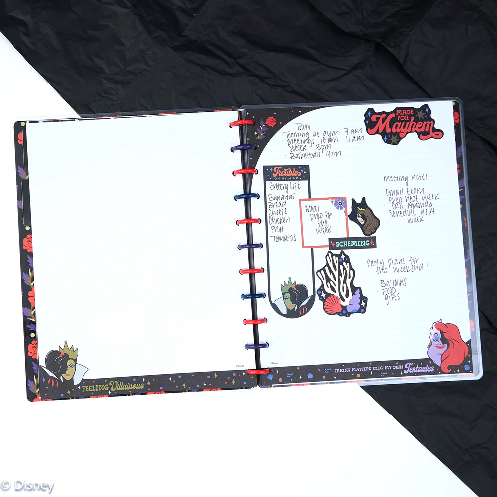 Disney Good vs. Evil - Dotted Lined + Dot Grid Big Filler Paper - 40 Sheets - Image 2