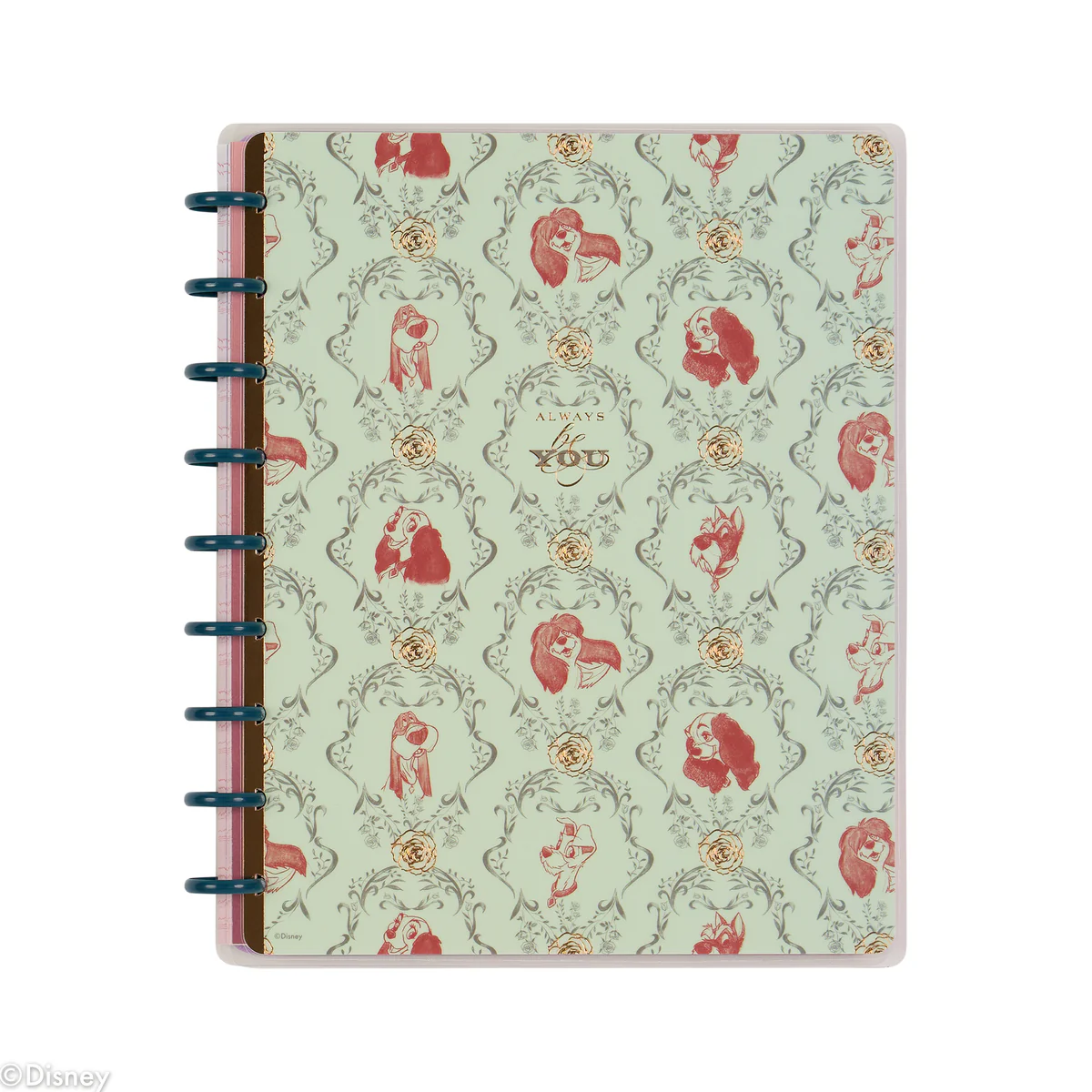 Disney Lady & The Tramp - Dotted Lined Classic Notebook - 60 Sheets