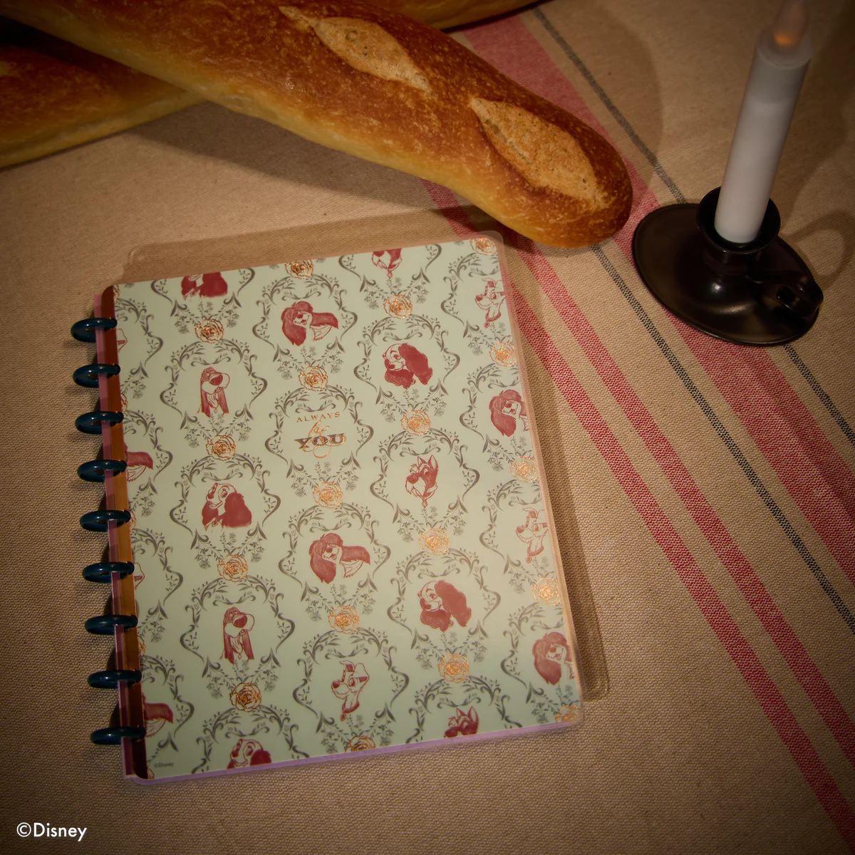 Disney Lady & The Tramp - Dotted Lined Classic Notebook - 60 Sheets - Image 15