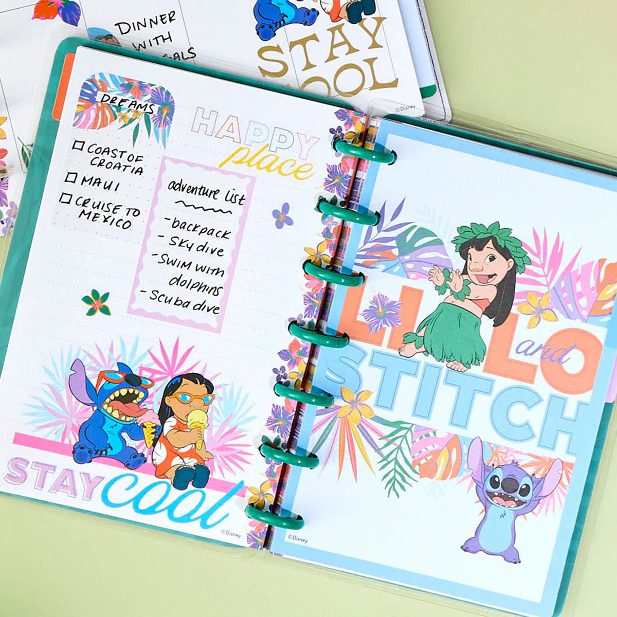 Disney Lilo & Stitch - Dotted Lined Mini Notebook - 60 Sheets - Image 2