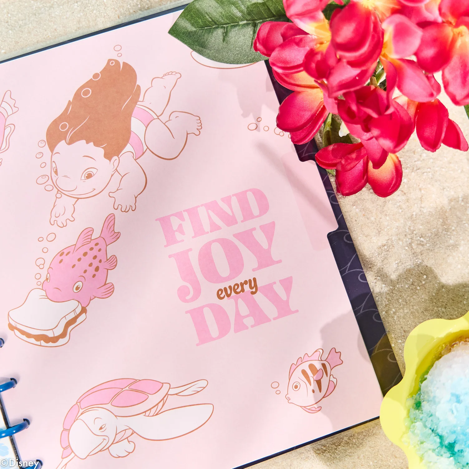 Disney Lilo & Stitch Make Waves - Dotted Lined Big Notebook - 60 Sheets - Image 2