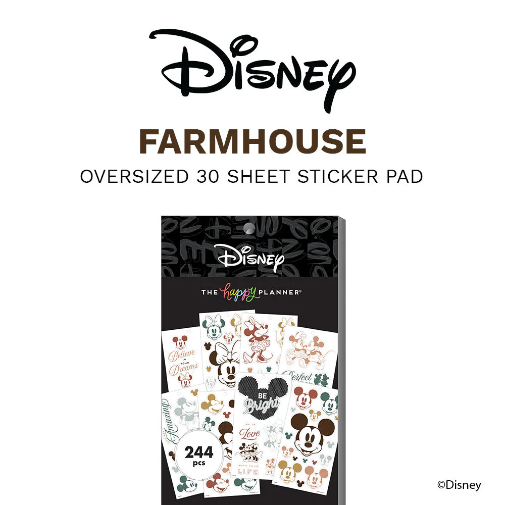 Disney© Mickey Mouse & Minnie Mouse Farmhouse Value Pack Stickers - Large Icons - Image 5