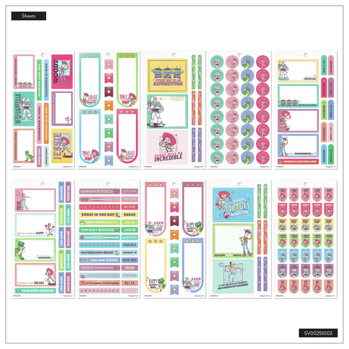Disney & Pixar Toy Story 30th Anniversary - Value Pack Stickers - Image 16