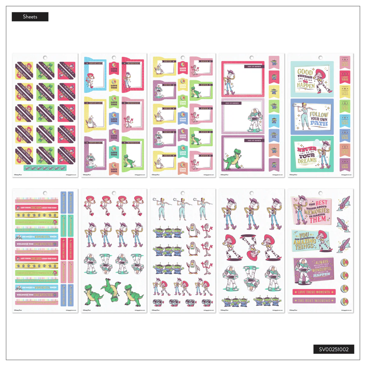 Disney & Pixar Toy Story 30th Anniversary - Value Pack Stickers - Image 18