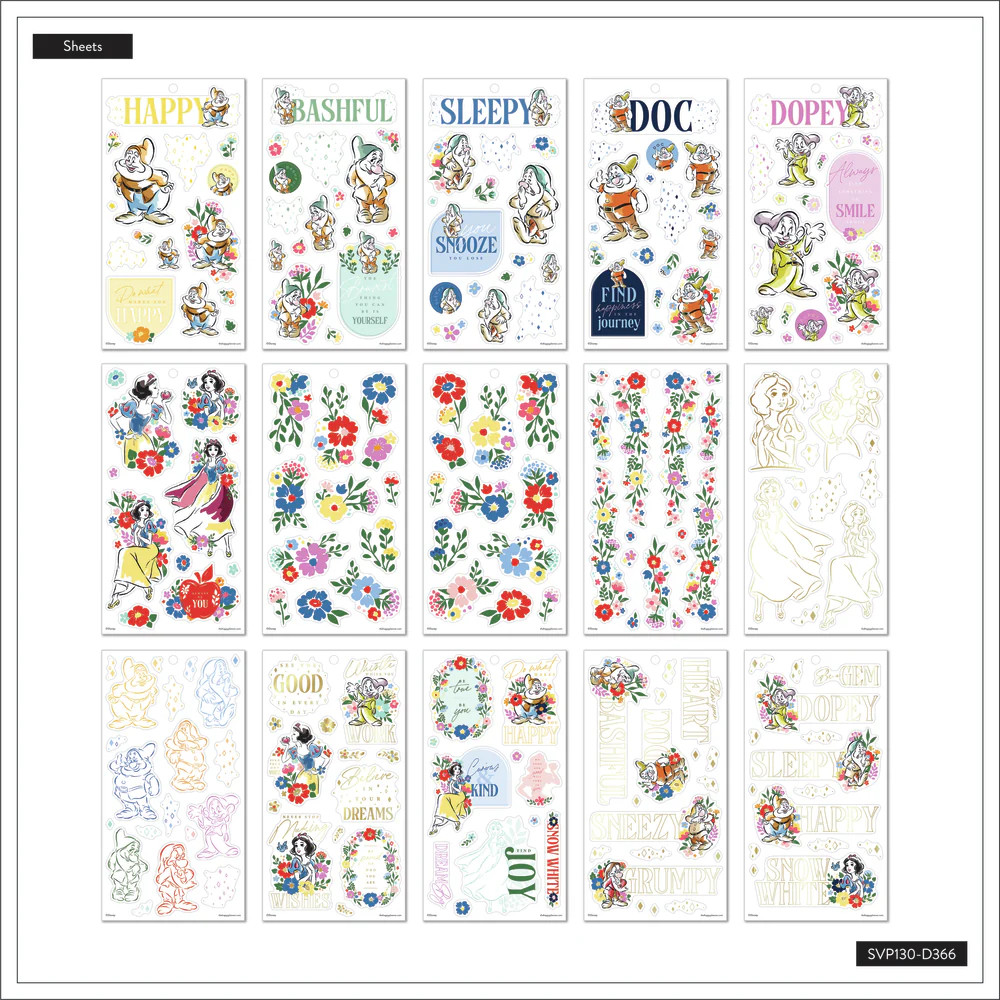 Disney Snow White - Value Pack Stickers - Big - Image 5