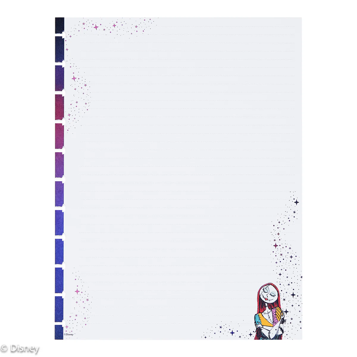 Disney Tim Burton's The Nightmare Before Christmas Celestial - Dotted Lined Big Filler Paper - 40 Sheets