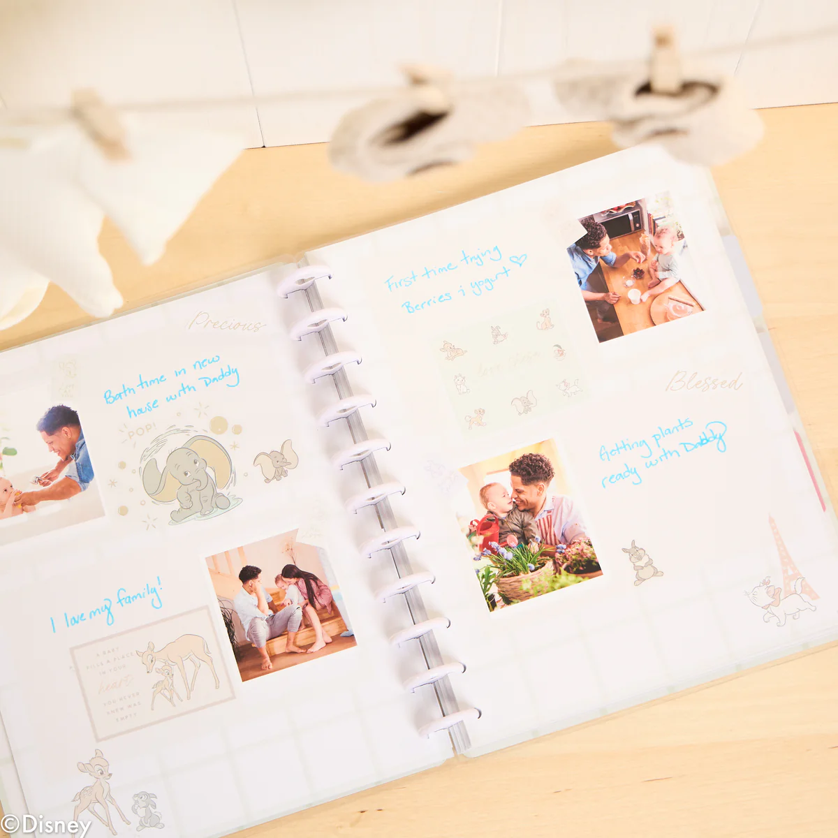 Disney Welcome Little One Baby - Big Happy Memory Keeping Photo Journal - 80 Sheets - Image 14