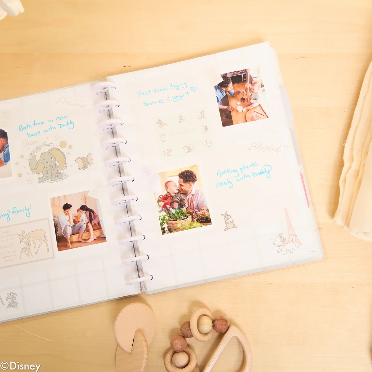 Disney Welcome Little One Baby - Big Happy Memory Keeping Photo Journal - 80 Sheets - Image 23