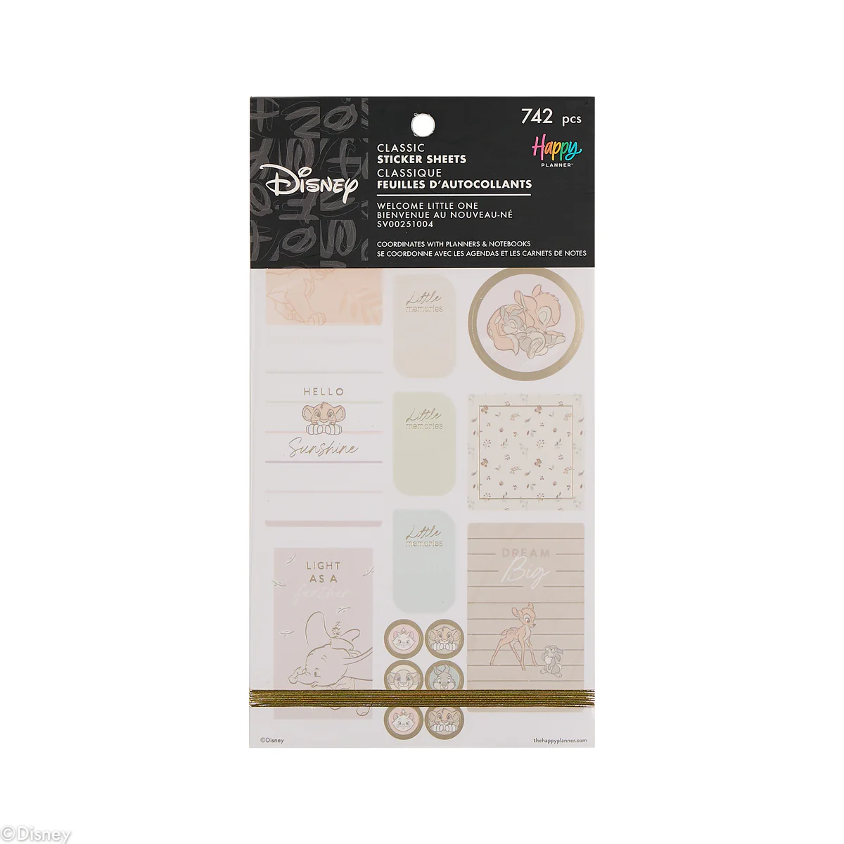 Disney Welcome Little One Baby - Value Pack Stickers