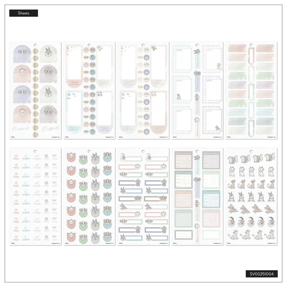 Disney Welcome Little One Baby - Value Pack Stickers - Image 18