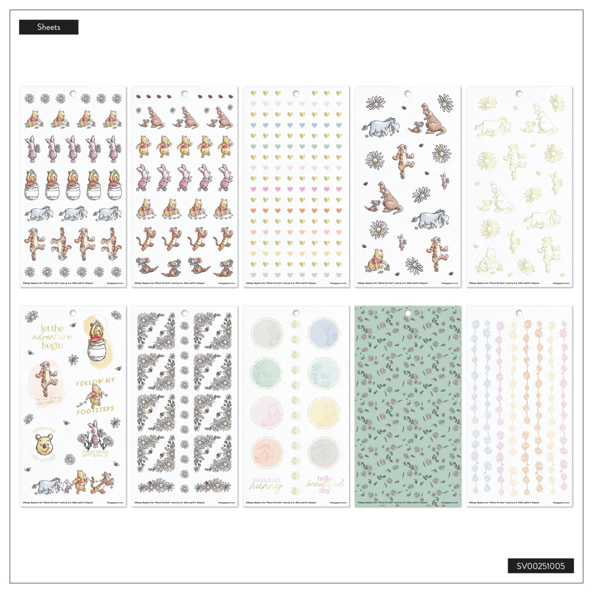 Disney Winnie the Pooh Baby - Value Pack Stickers - Image 33