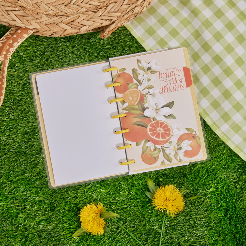 Fruit & Flora - Dotted Lined Mini Notebook - 60 Sheets - Image 2