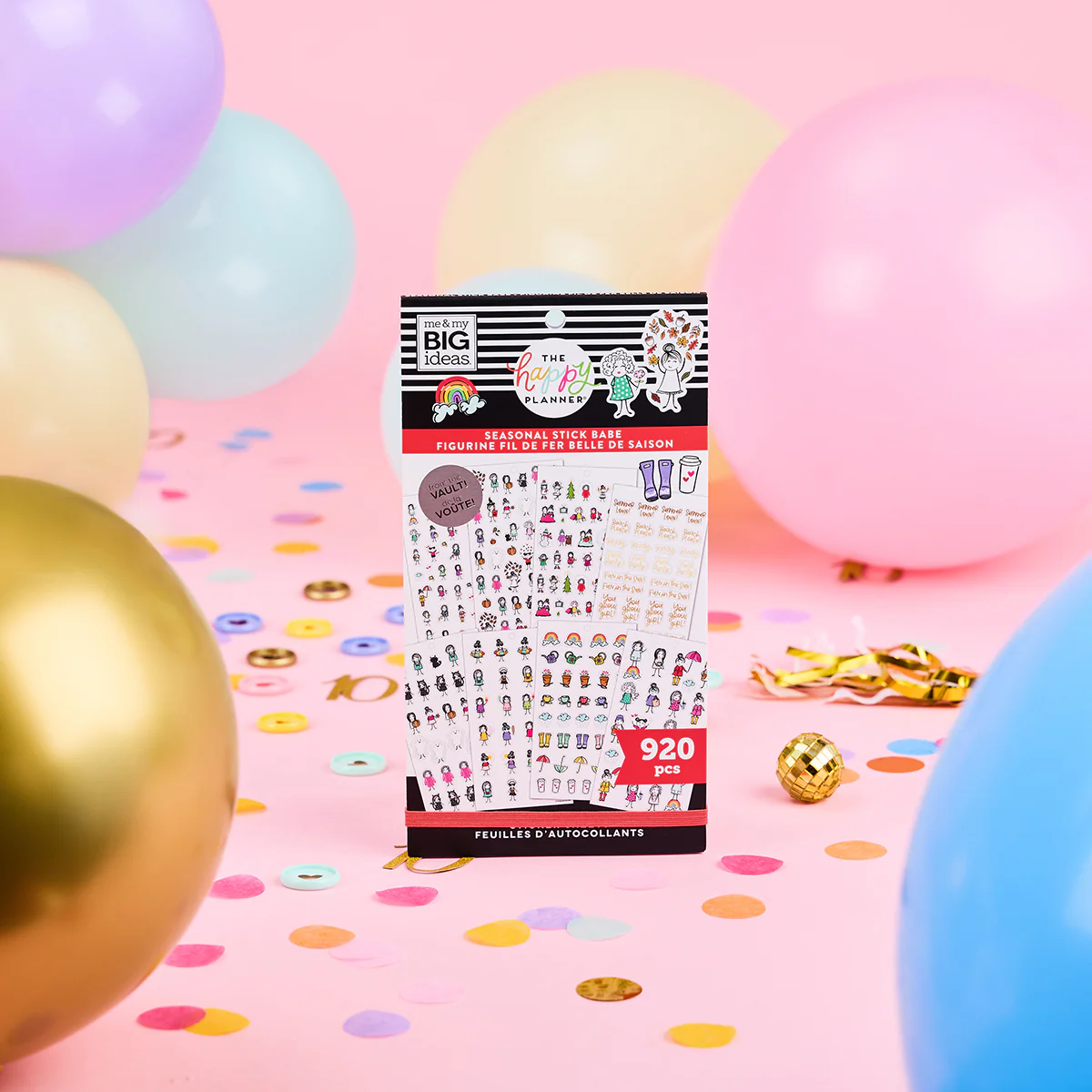 Golden Cheers 10 Year Anniversary Bundle - 5 Sticker Books + Limited-Edition Tote - Image 2