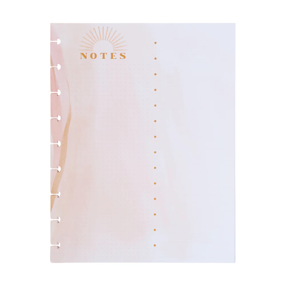 Golden Hour - Dashboard + Dot Grid Classic Filler Paper - 40 Sheets