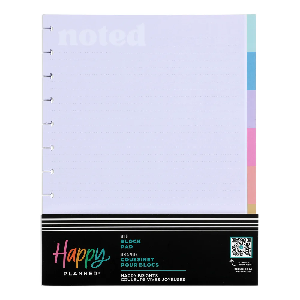 Happy Brights - Block Notepad - Big - 100 Sheets - Image 5