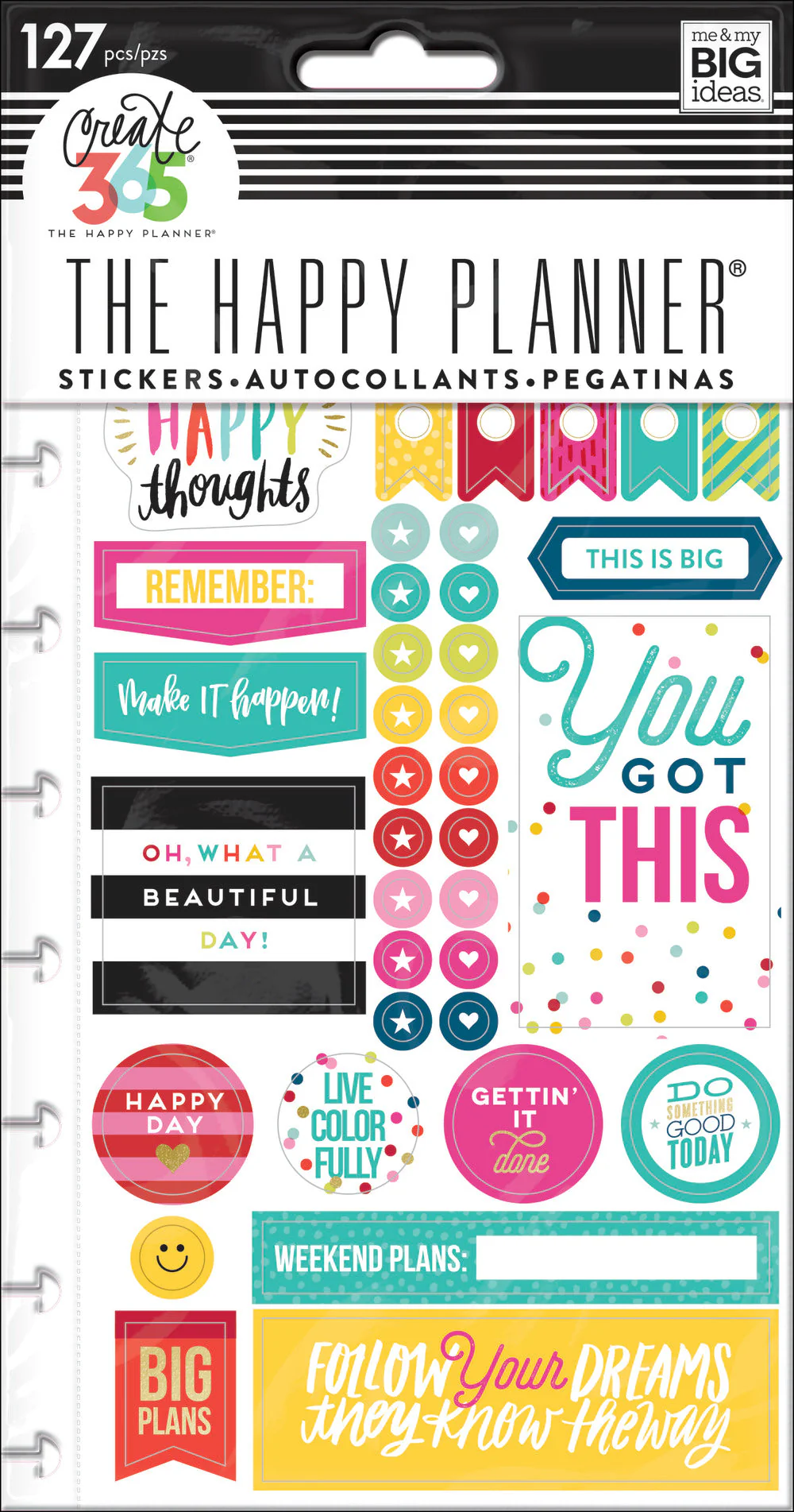 Happy Brights - Snap-in Sticker Pad