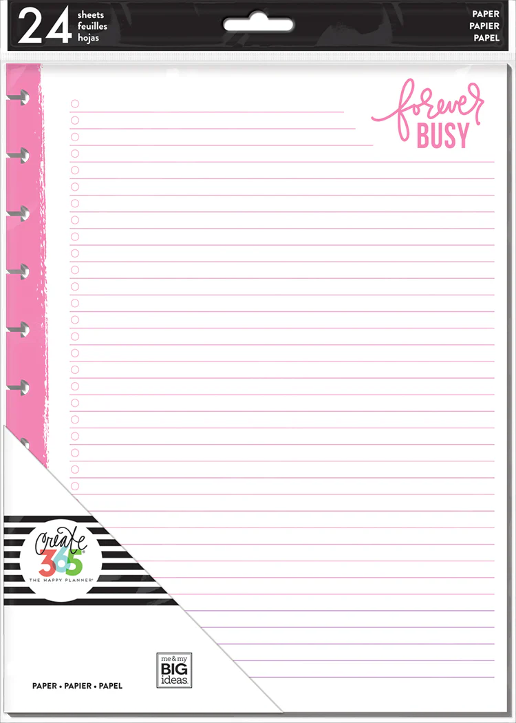Neon Happy Life Fill Paper - BIG