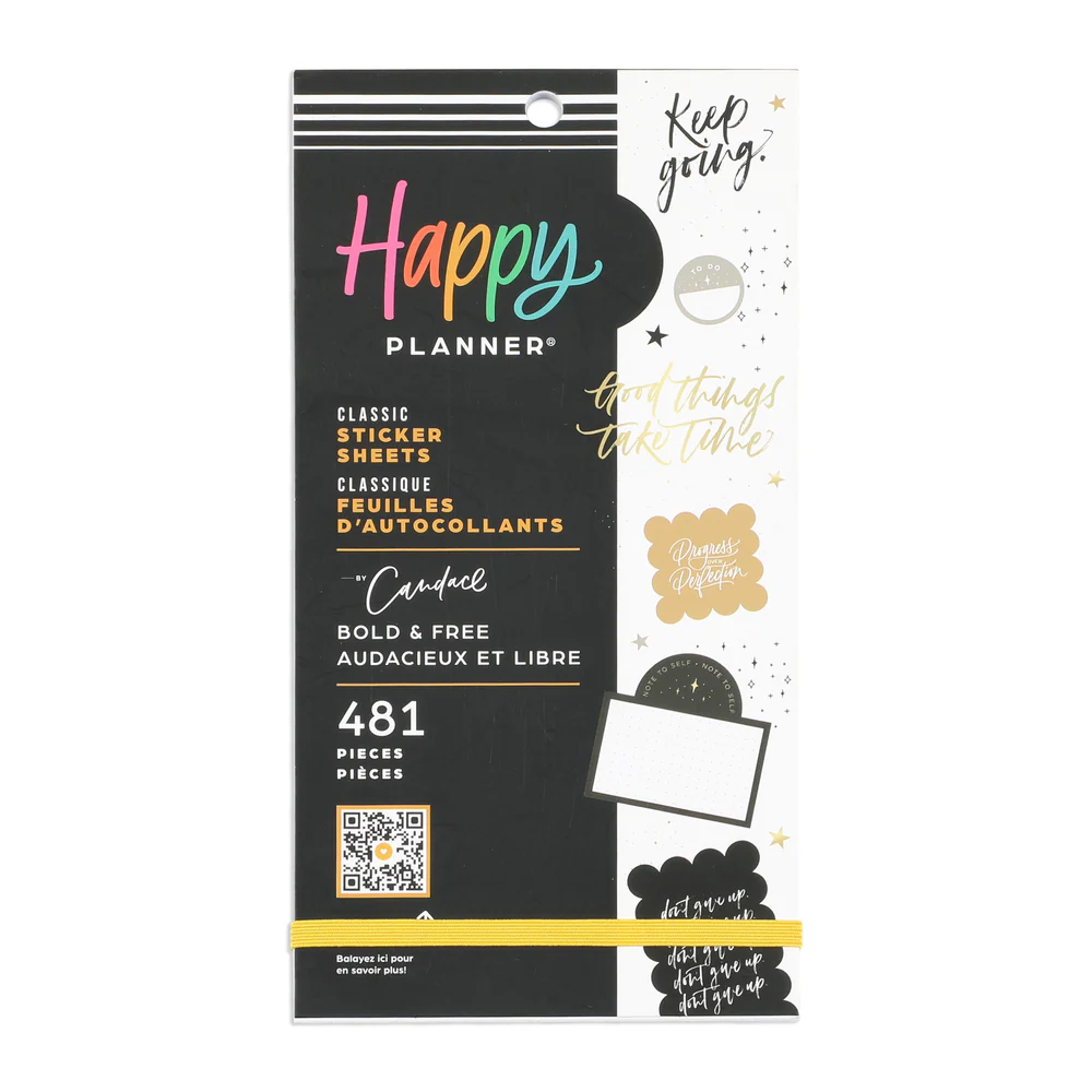 Happy Planner x By Candace Bold & Free - Value Pack Stickers