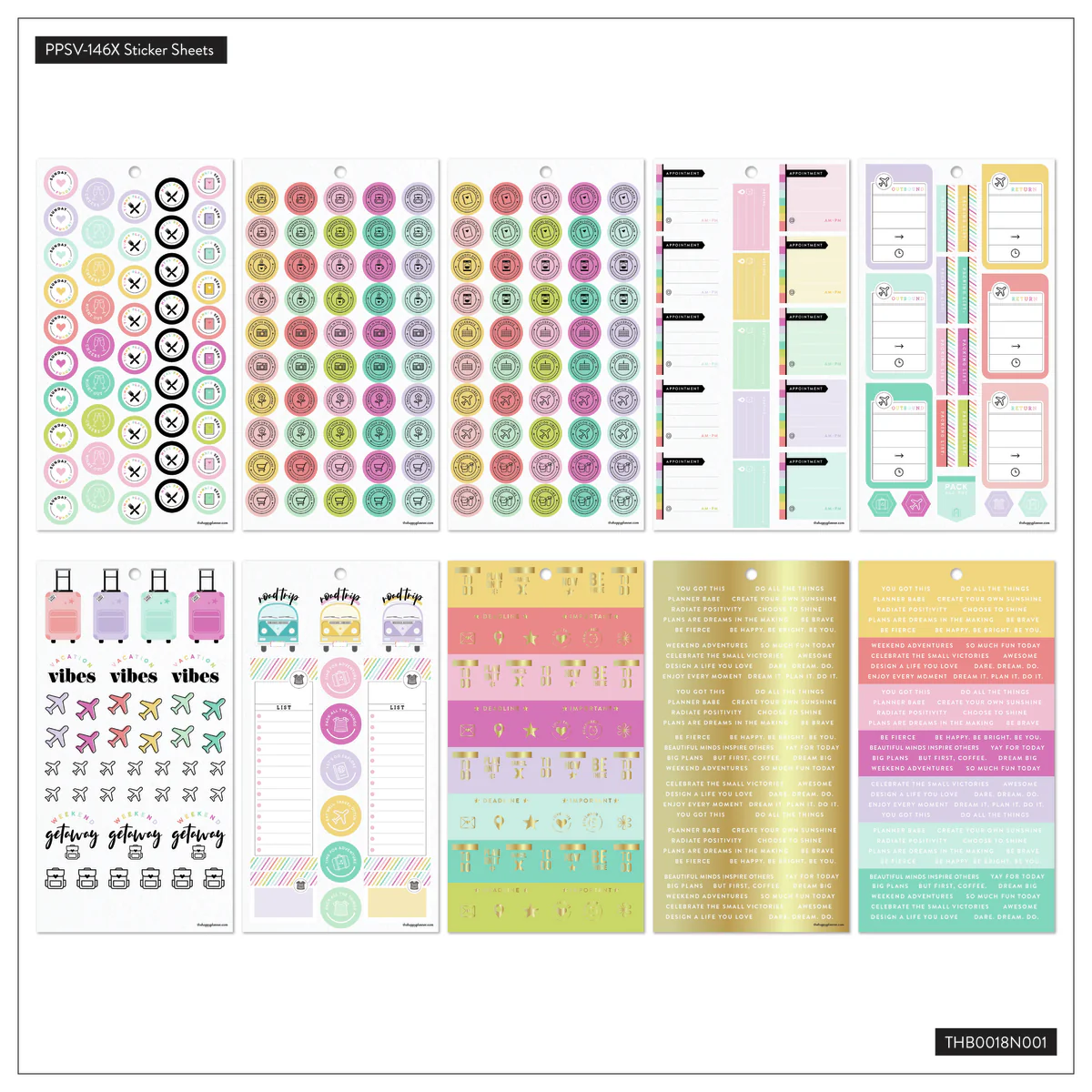 Happy Planner Girl Planner Babe - Value Pack Stickers - Image 5